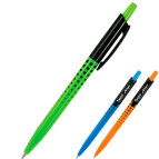 Ручка шариковая Axent Allegro, автоматическая синяя AB1041-02-A