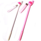 Ручка гелевая с насадкой Фламинго с петелькой, ассорти, синяя №580