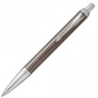 Ручка шариковая Parker 24332 IM 17 Premium Dark Espresso Chiselled CT