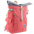 Рюкзак (ранец) школьный 1Вересня Smart 557508 Roll-top Peach T-69 43*31*15см