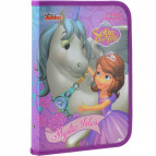 Папка для тетрадей B5 пластик 1 Вересня на молнии 491582 Sofia The First