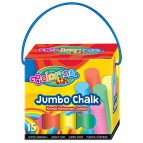 Мелки цветные 15шт/6цв. Colorino Jumbo 65825