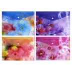 Папка-конверт А4 с кнопкой с принтом Лидер 2201-073