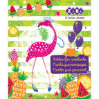 Папка для тетрадей А5+ ZiBi плотный картон на резинке Flamingo ZB.14964
