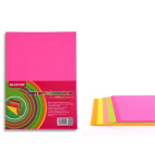 Бумага цветная для принтера Микс Неон А4 80г/м 100л. Радуга 5*20л. 1001