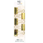 Биндер 32 мм Wilhelm Buro золото 5шт WB206