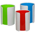 Стакан для ручек A-Plus пластик A-884