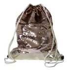 Сумка для обуви Kidis 42*34см с пайетками, розовое золото-золотая 13789