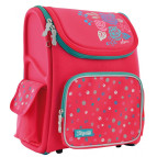 Рюкзак (ранец) школьный каркасный 1Вересня 556331 Lovely roses H-17 34,5*28*13,5см