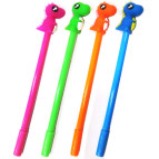 Ручка гелевая с насадкой Дракоша, ассорти, синяя CS-1015