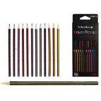 Карандаши цветные 12цв. Schreiber трехгранные S0082-12