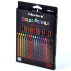 Карандаши цветные 18цв. Schreiber трехгранные S0082-18