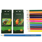 Карандаши цветные 12цв. Schreiber шестигранные S0083-12