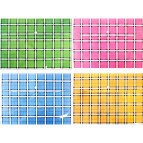 Папка-конверт А4 с кнопкой с принтом Schreiber Клетка S-1572