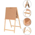 Мольберт стационарный двусторонний Rosa дер. (сосна) Хлопушка 60*85*115см макс высота полотна 53см в упаковке GPТ500457921