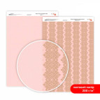 Бумага для дизайна Роса Talent А4 200г/м матовая двухсторонняя Кружево-5 5318013