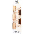 Биндер 32 мм Wilhelm Buro золото розовое 5шт WB209