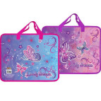Папка-портфель А4 Kidis пластик на молнии FC 7157 Lovely dreams