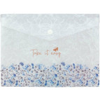 Папка А5 Axent с кнопкой Frozen Nature-02 1496-02-A