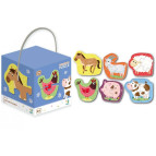 Пазлы dodo 2-3-4 элементов Домашние животные 300152