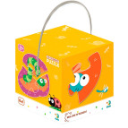 Пазлы dodo 2-3-4 элементов Насекомые 300253