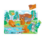 Пазлы dodo 21 элемента Медвежонок, с рамкой 21*30см R300221