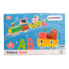 Пазлы dodo 21 элемент Азбука паровозик (анг) 230*7см 300251