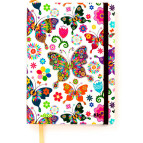 Блокнот А5 120л. Kirisketch NanoKraft, Бабочки чистый блок 770297
