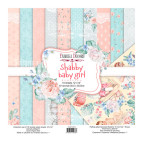 Набор бумаги для скрапбукинга Фабрика Декора 30,5*30,5см Shabby baby girl redesign 10л + бонус 200г/м2 FDSP-01076