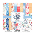 Набор бумаги для скрапбукинга Фабрика Декора 20*20см Sea soul 10л + бонус 200г/м2 FDSP-02070