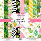 Набор бумаги для скрапбукинга Фабрика Декора 20*20см Wild Tropics 10л + бонус 200г/м2 FDSP-02071