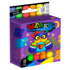 Мелки цветные 18штук DankoToys MEL-02-04