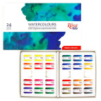 Краски акварельные Rosa Studio набор 24цв. в кюветах 340224