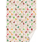 Бумага для скрапбукинга Heyda А4 300г/м2 204772008 двухсторонняя Кремовый, Новый год