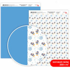 Бумага для дизайна Роса Talent А4 200г/м матовая двухсторонняя New Year-6 5318062