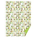 Бумага для скрапбукинга Heyda А4 300г/м2 204771836 двухсторонняя Зеленая, Елочки