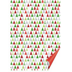 Бумага для скрапбукинга Heyda А4 300г/м2 204771837 двухсторонняя Красная, Елочки