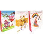 Пакет подарочный бумажный SAT 18*24*7см Детский M