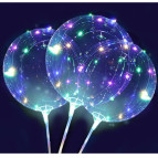 Шарик воздушный набор с Led подсветкой SAT 70см BL-20