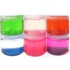 Игрушка антистресс Слайм (Лизун) HB-7 в баночке 6,5*8см Magic с блестками