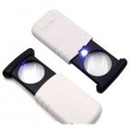 Лупа с Led подсветкой d 37, 8-кратное, роскладная 93708