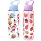 Бутылка для воды Пироженые 800мл в ассортименте 7706