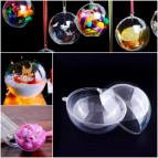 Шар-шкатулка прозрачный пластик d:8см 4179