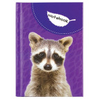 Блокнот А6 Cool For School 80л Wind Spirit , енот клетка CF21201-07