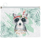 Папка А5 Axent на молнии zip-lock Cuties-02 1498-92-A