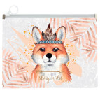 Папка А5 Axent на молнии zip-lock Cuties-04 1498-94-A