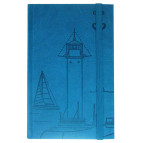 Блокнот 13*21см 96л. Kirisketch экокожа, Одесса, маяк 7709**