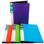 Папка с 10 файлами А4 Optima двухцветная в ассорт. O32117