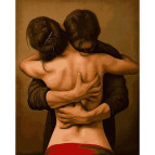 Картина раскраска по  номерам на холсте 40*50см Babylon VP1220 Страстные объятия