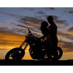 Картина раскраска по  номерам на холсте 40*50см Babylon VP1225 Влюбленные в свободу